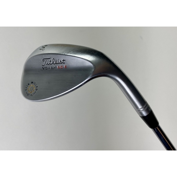 Tour Issued Titleist Vokey Design Spin Milled C-C Wedge 60* E X-Stiff Flex Steel Golf