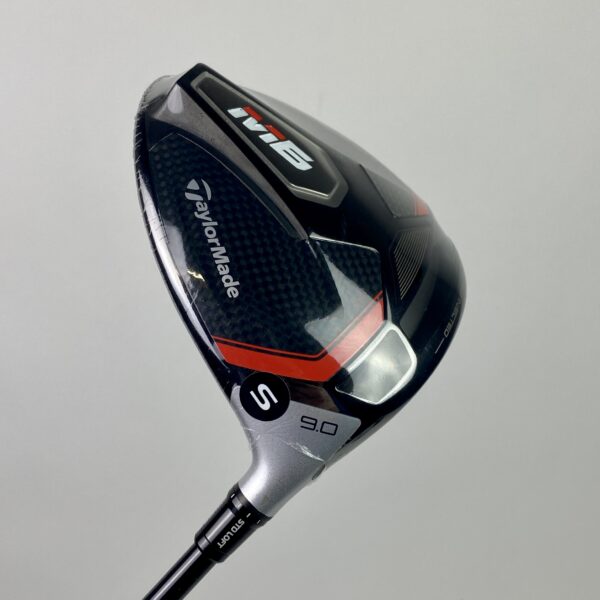 New TaylorMade M6 Driver 9* ATMOS 6 Stiff Flex Graphite Golf Club