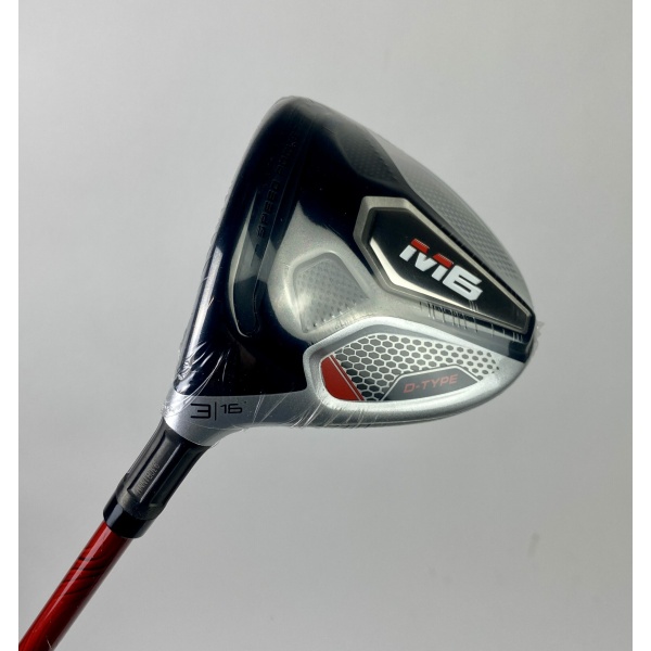 LH New TaylorMade M6 D-Type Fairway 3 Wood 16* 50g Regular Flex Graphite Golf Club