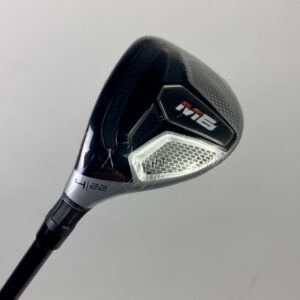 LH New TaylorMade M6 Rescue 4 Hybrid 22* ATMOS 6 Reg Flex Graphite Golf Club