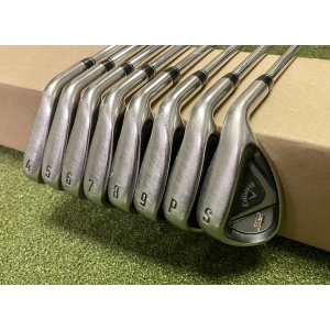 RH Callaway X2 Hot Irons 4-PW/SW SpeedStep 85g Regular Flex Steel Golf Set