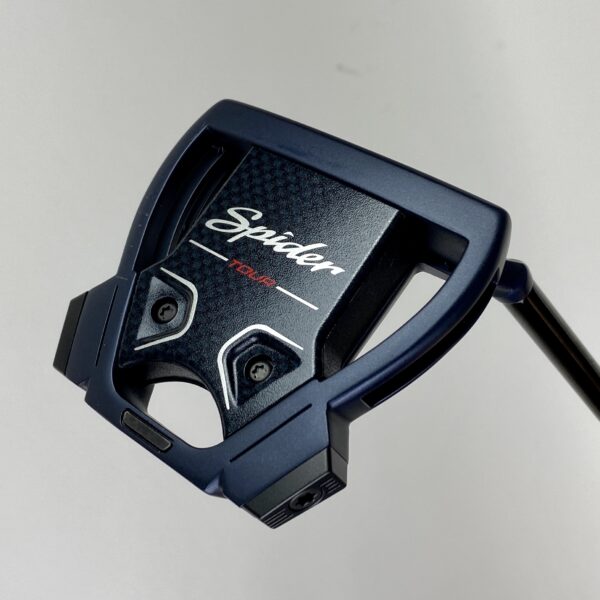 Tour Issued TaylorMade Spider X Navy 34" Putter Black Steel Golf Club