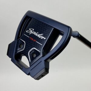 Tour Issued TaylorMade Spider X Navy 34" Putter Black Steel Golf Club