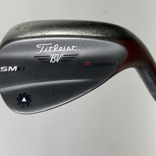 F Grind Sm6 Jet Black Titleist Vokey SM6 F Grind Jet Black Wedge
