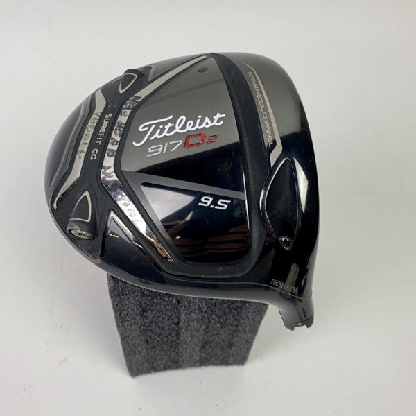 Tour Issued Titleist 917 D2 9.5* Right Handed Driver Head Only With Notes