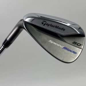 Used Left Handed TaylorMade SpeedBlade AW 50* 85g Regular Flex Steel Golf Club