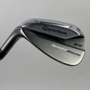 Used LH TaylorMade SpeedBlade Sand Wedge 55* Wedge Flex Steel Golf Club