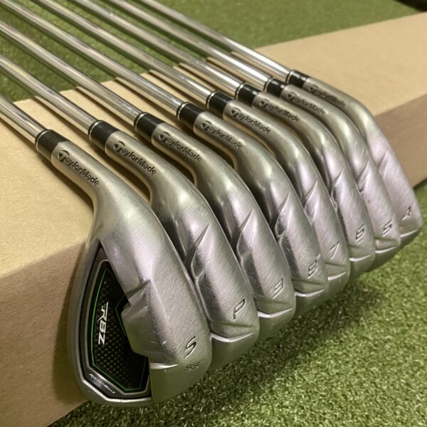 Left Handed TaylorMade RocketBallz Irons 4-PW/SW Regular Flex Steel Golf Set