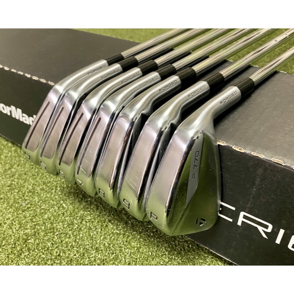 2020 TaylorMade P-770 Forged Irons 4-PW KBS Tour 120g Stiff Steel Golf Set