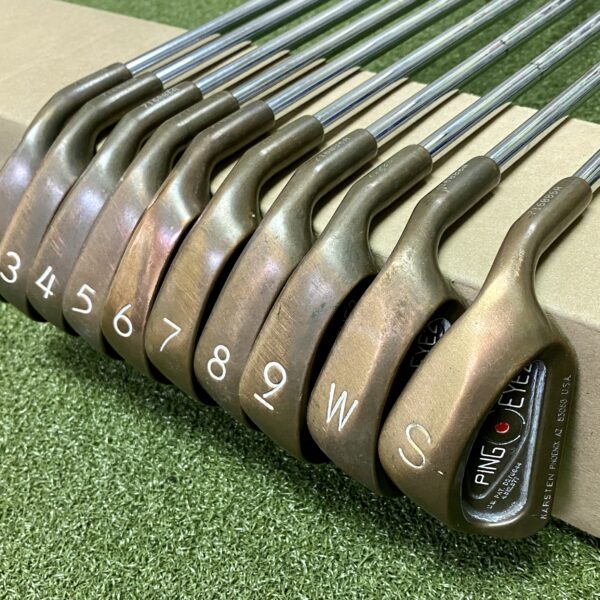 Ping Red Dot Eye 2 Beryllium Copper Irons 2-PW/SW Stiff Steel Golf Club Set