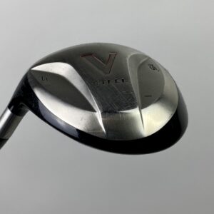 Left Handed TaylorMade V-Steel Fairway 3 Wood 15* MAS2 Stiff Flex Graphite Golf Club