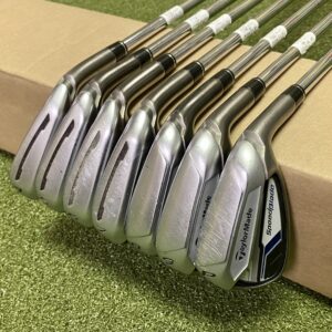 Used RH TaylorMade SpeedBlade Irons 4-PW 85g Stiff Flex Steel Golf Club Set