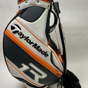 Taylormade Tuned Performance R1 Golf Staff Bag Embroidered David Palmer White/Orange/Black