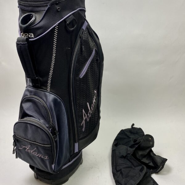 Used Adams Idea Cart Carry Golf Bag - Black/Purple Ships Free