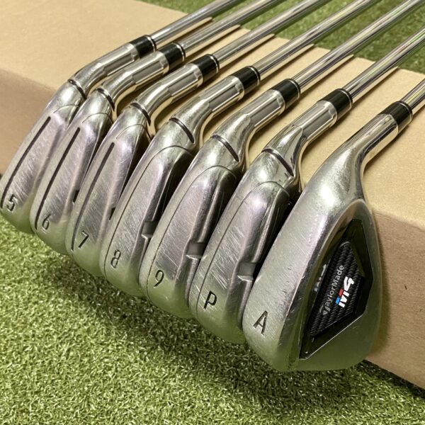 Used RH TaylorMade M4 Irons 5-PW/AW KBS MAX 85g Regular Flex Steel Golf Club Set
