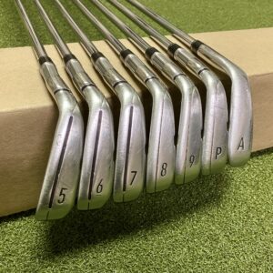 Used RH TaylorMade M4 Irons 5-PW/AW KBS MAX 85g Regular Flex Steel Golf Club Set