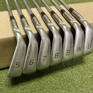 RH Ping Green Dot G Max Irons 5-PW/UW AWT 2.0 Regular Flex Steel Golf Set