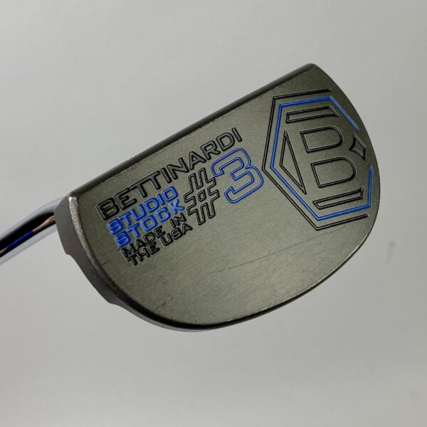 Left Handed 2018 Bettinardi Studio Stock #3 35" Milled Putter Steel Golf Club