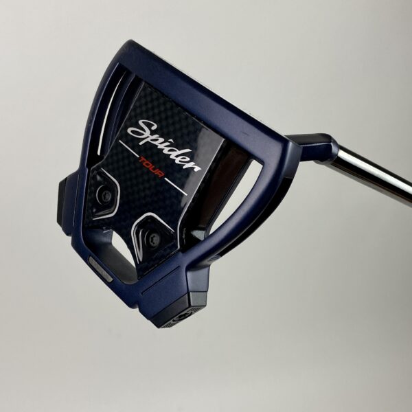 Tour Issued TaylorMade Spider X Navy 35" Putter Black Steel Golf Club