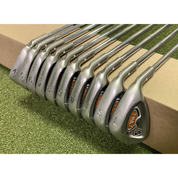 RH Ping White Dot i10 Irons 4-PW/UW/SW/LW AWT Stiff Flex Steel Golf Club Set