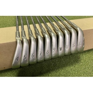 RH Ping White Dot i10 Irons 4-PW/UW/SW/LW AWT Stiff Flex Steel Golf Club Set