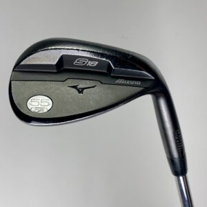 Used Right Handed Mizuno S18 Gun Metal Wedge 55*-09 Wedge Flex Steel Golf Club