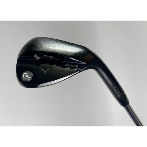 Used Right Handed Mizuno S18 Gun Metal Wedge 60*-06 Wedge Flex