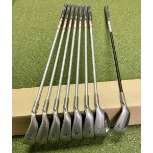 RH Ping Black Dot Karsten Irons 6-PW/UW/SW/LW Senior Flex Graphite Golf Club Set