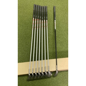 RH Ping Black Dot Karsten Irons 6-PW/UW/SW/LW Senior Flex Graphite Golf Club Set