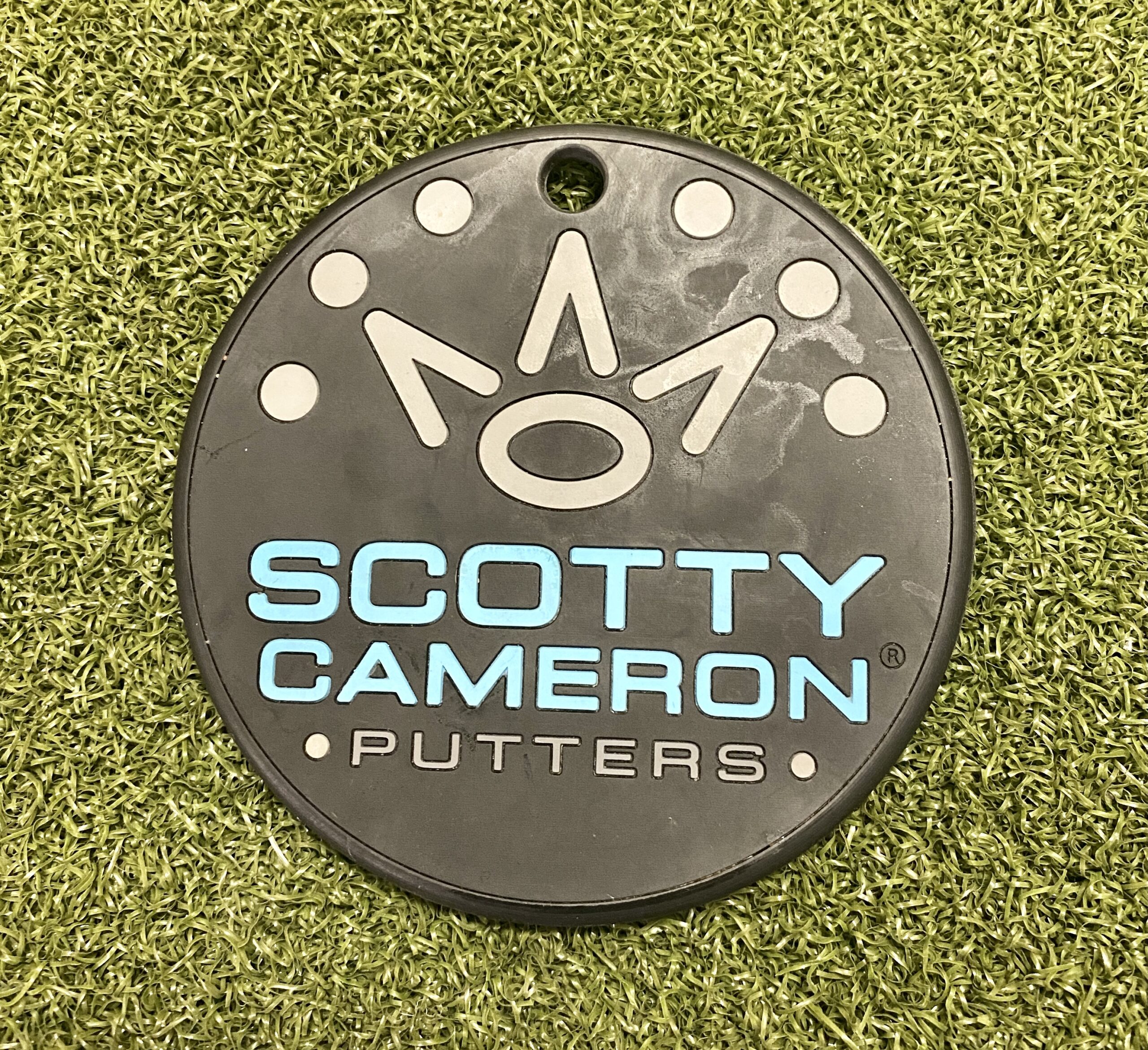 Used Scotty Cameron Titleist Fine Milled Putters Gray Putter Disc