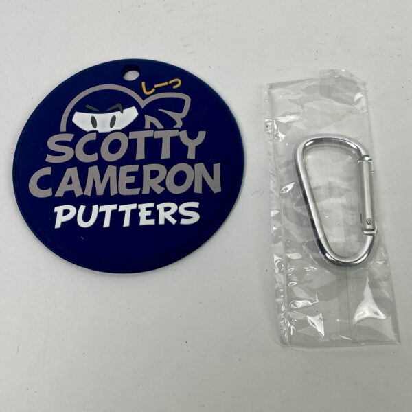 【10日迄特価セール】S. CAMERON☆ワサビ忍者バッグタグ兼 Pディスク New Titleist Scotty Cameron Putters Navy Ninja Throwing Stars