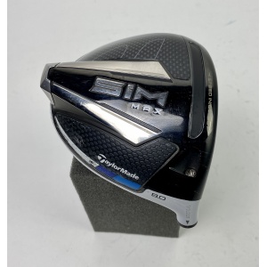 Tour Issued RH 2020 TaylorMade SIM Max Driver 8* HEAD ONLY Golf Club + Sign
