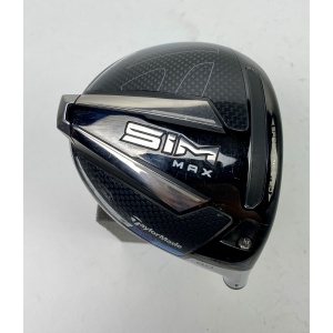 Tour Issued RH 2020 TaylorMade SIM Max Driver 8* HEAD ONLY Golf Club + Sign