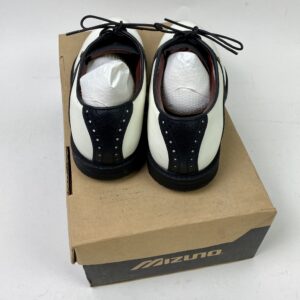 Mizuno T-Zoid Wave Golf Shoes Men's 8 White/ Pebble Black