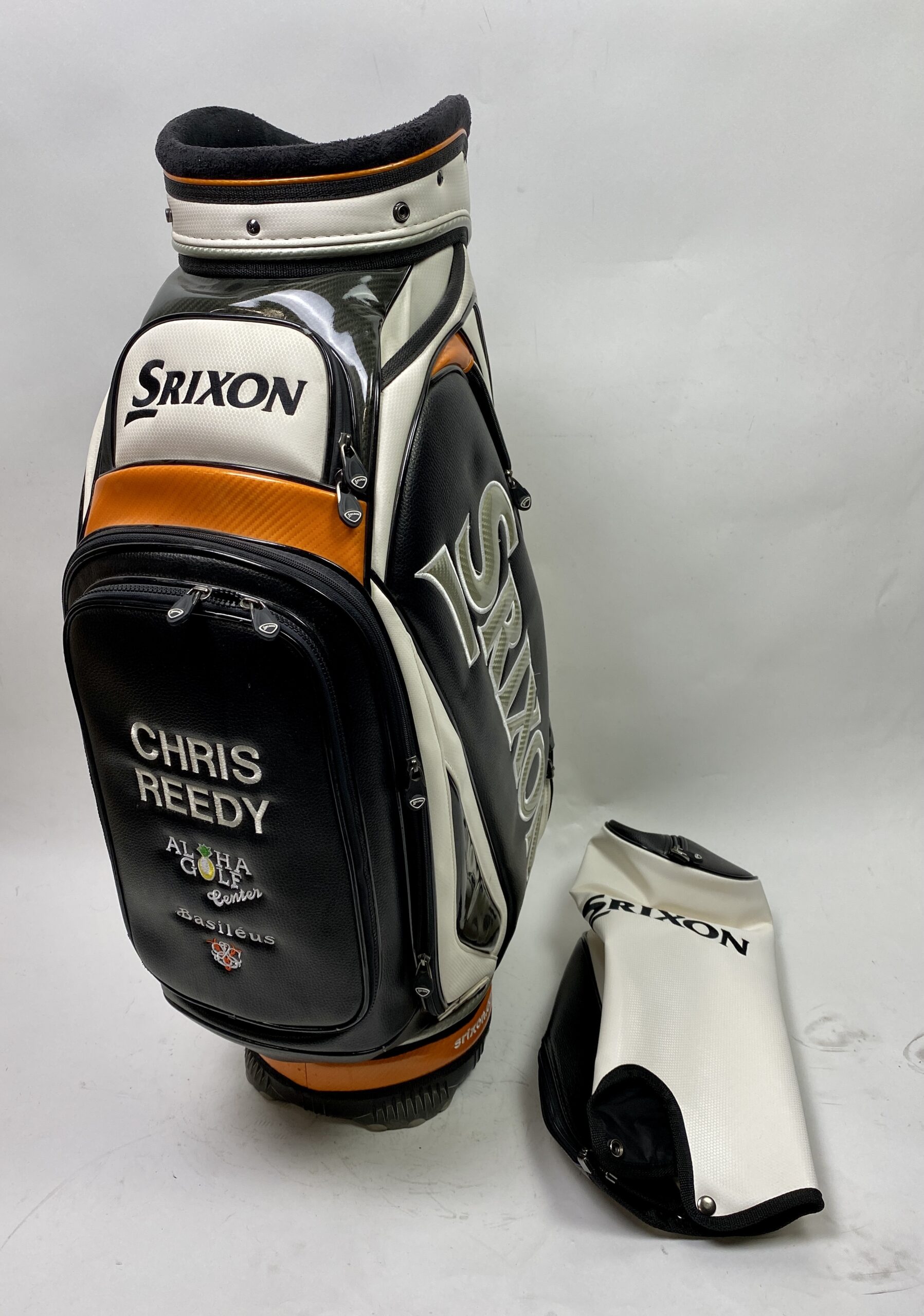 Srixon 2011 Tour hot Staff Golf Bag ~ Orange, Black, & White