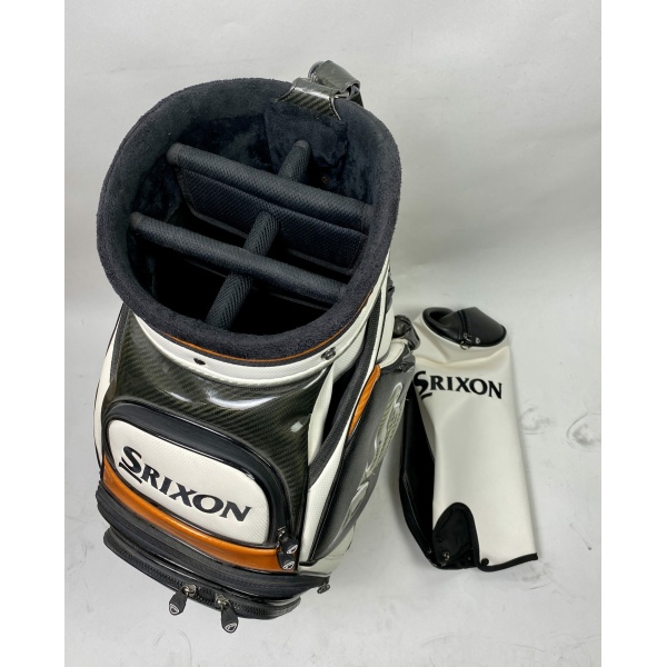 Srixon 2011 Tour Staff Golf Bag ~ popular Orange, Black, & White