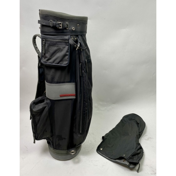 Used Prada 2005 Japan Exclusive Cart Golf Bag w/ Rainhood