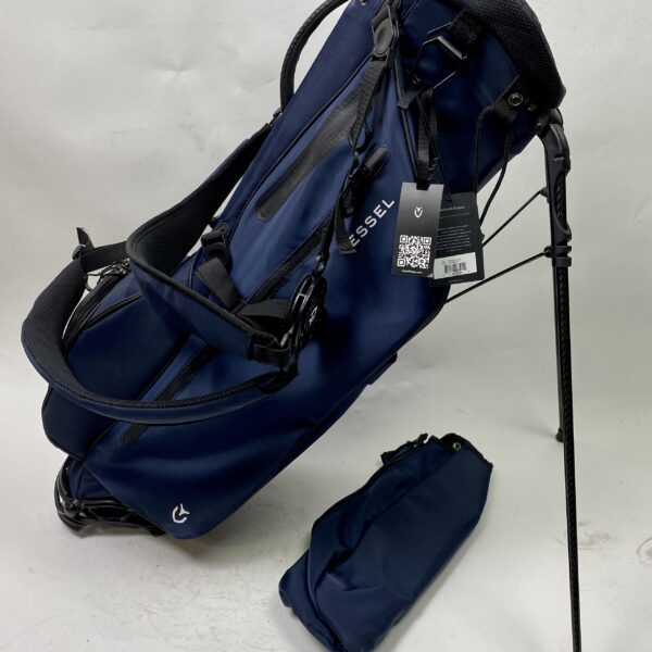 Brand New Navy Blue Vessel Lite Golf Cart/Carry/Stand Bag with