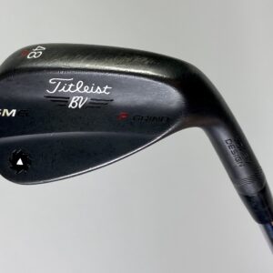 Titleist Vokey SM6 F Grind Jet Black Wedge 48*-08 Wedge Flex Steel Golf Club