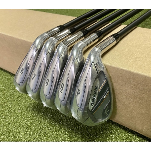 New Callaway Mavrik Max W Irons 6-PW Helium 50g Ladies Flex Graphite Golf Set