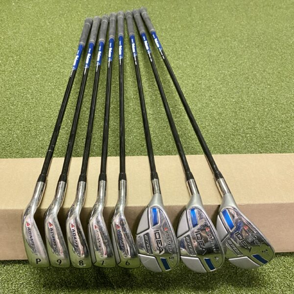 LH Adams IDEA a7OS Combo Irons 3H 4H 5H 6-PW Regular Flex Graphite  display picture 1
