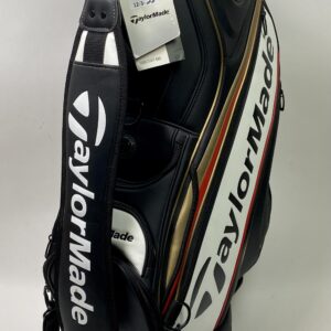 New Taylormade Golf 2016 Tour Staff Bag Black/White/Gold/Red