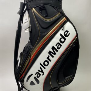 New Taylormade Golf 2016 Tour Staff Bag Black/White/Gold/Red