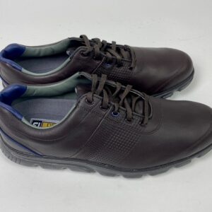 New FootJoy DryJoys Tour Brown and Blue Mens 9.5 M Opti-Flex 53652