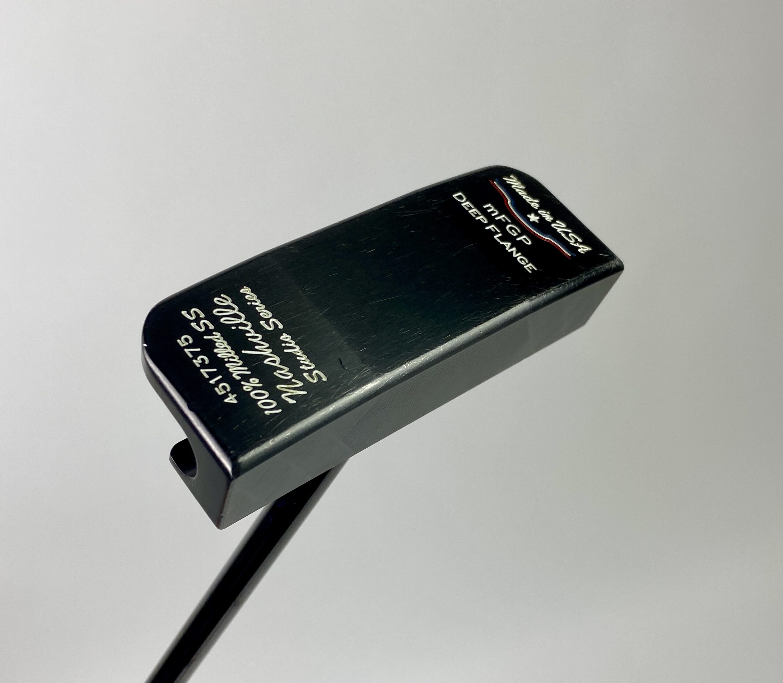 SeeMore mFGP Deep Flange Nashville Studio Series 100 Milled SS 33" Putter Steel Golf Club