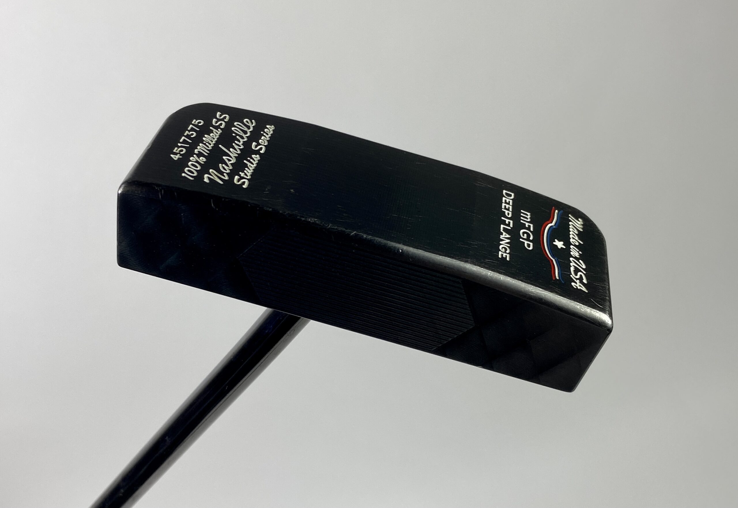 SeeMore mFGP Deep Flange Nashville Studio Series 100 Milled SS 33" Putter Steel Golf Club
