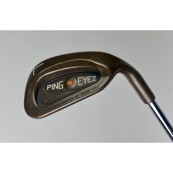 Used RH Ping Karsten Orange Dot Ping Eye 2 Beryllium Copper Lob Wedge Steel Golf Club
