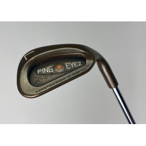 Used RH Ping Karsten Orange Dot Ping Eye 2 Beryllium Copper Lob Wedge Steel Golf Club