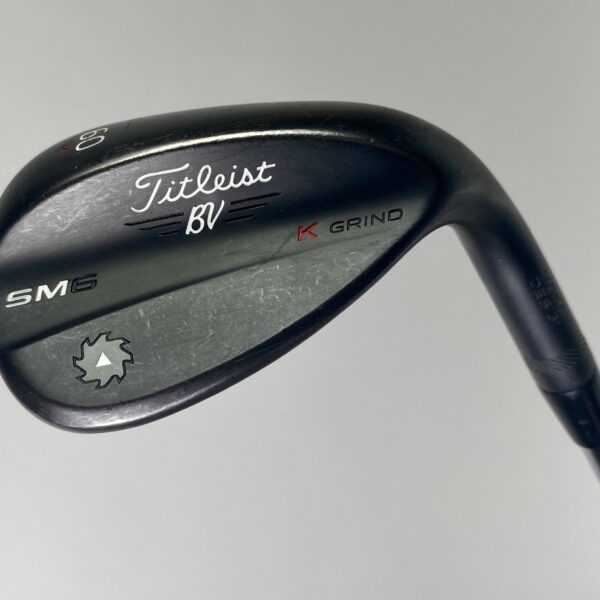 有名ブランド Titleist Vokey SM6 K Grind Jet Black Wedge 60*-12 Wedge Flex クラブ