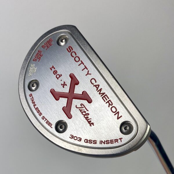 RH Titleist Scotty Cameron Red X 303 GSS Insert 35